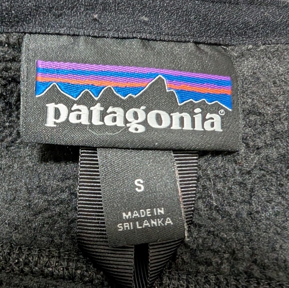 Patagonia Vest Womens Black Better Sweater Fleece Full Zip Size Small S - Picture 3 of 3